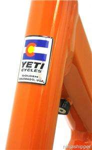 New 2011 Yeti AS R 5 Large Cayenne Aluminum/Carbon Swingarm Frame with 