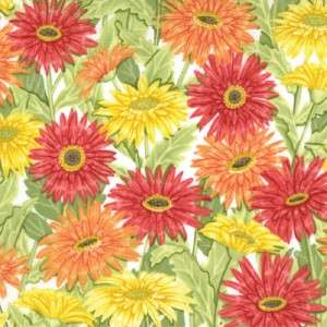 Fresh Flowers  Deb Strain MODA Fabric 1/2 yard 19451 14  