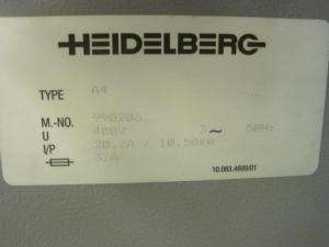 Prensa clásica A4 de Heidelberg QuickMaster 46DI