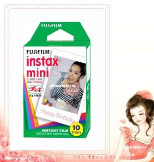  Fuji Fujifilm Instax instant Mini 7s mini25 White plain x 10 Film 