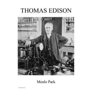 Thomas Edison   Menlo Park Premium Poster Print, 18x24
