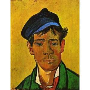  Oil Painting Young Man with a Cap Vincent van Gogh Hand 