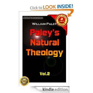 Paleys Natural Theology Vol.2 William Paley  Kindle 