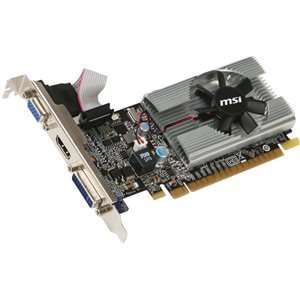  New MSI N210 MD1G D3 Geforce 210 Graphic Card 589 Mhz Core 