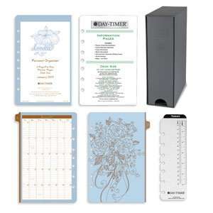Day Timer Doodle Daily Planner Refill with Storage Set   Desk size 