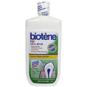 Biotene PBF Plaque Dissolving Dry Mouth Mouthwash 16 oz (Quantity of 4 