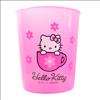 Hello Kitty Plastic Wastebasket Pink w/ Cup Sanrio  