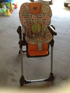 Chicco Polly Double Phase High Chair   Candy Great Condition  
