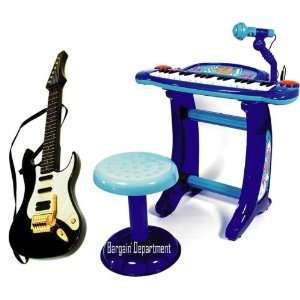   Music Instrument Piano Electric Guitar Educational Toys: Toys & Games