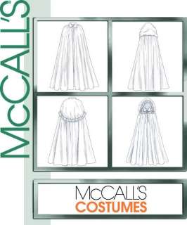 McCalls 4698 Misses Lined Cape Costume Pattern  