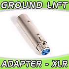 xlr ground lift adapter xlr male to xlr female ground