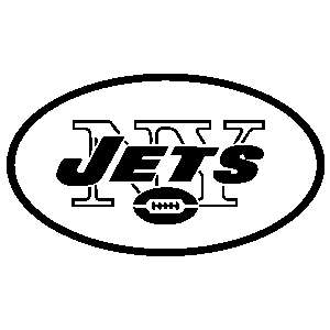 New York Jets 13 inch Window Stickers Auto Decals NFL  