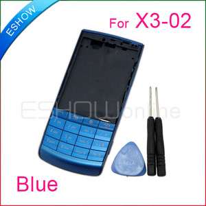 A2054L New Blue full Housing Cover+ Keyboard for Nokia X3 02  