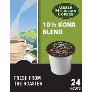 Green Mountain Coffee 10% Kona Coffee Blend (Extra Bold), K cups For 