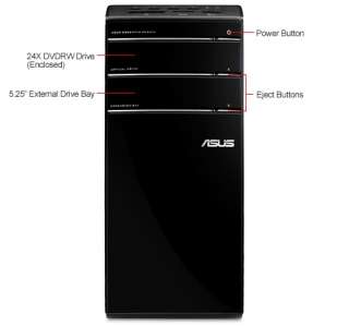 Asus Desktop CM6830 Intel Core i5 2320 3.0GHz 6GB 2TB GT530 1GB DVD RW 