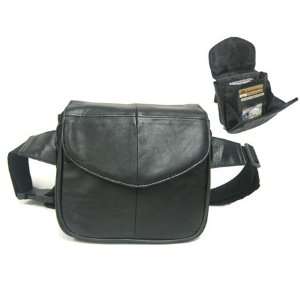 Fanny Pack  Black Leather  3095