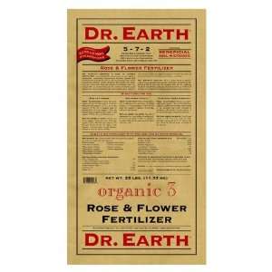   EARTH 25 Lb Organic Rose and Flower Fertilizer Patio, Lawn & Garden