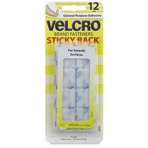 com Velcro Sticky Back Fasteners   White, 7/8, Sticky Back Fasteners 