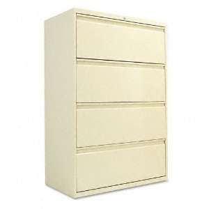  Alera  Four Drawer Lateral File Cabinet, 36w x 19 1/4d x 