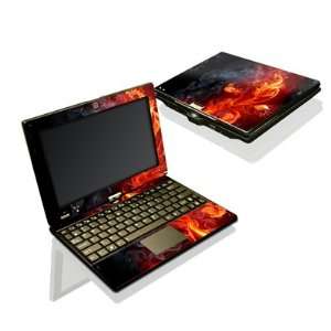 Flower Of Fire Design Asus Eee PC 1001PX Skin Decal 