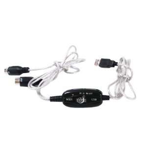  USB Midi Cable Lead Adaptor for Musical Keyboard to PC 