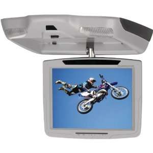   GR 10.4 CEILING MOUNT FLIP DOWN MONITOR WITH DVD (GRAY) Electronics