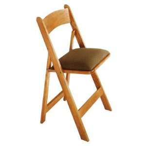  Maple Folding Chair Seat Thickness: .25 , Upholstery 