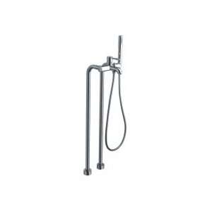  Floor Mounted Bath Mixer with Hand Shower 12029 CHR: Home Improvement