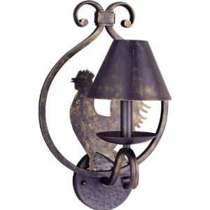  Country French 1 Bulb Wall Sconce