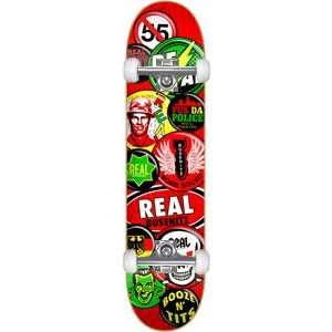  Real Busenitz Friend Club Complete Skateboard   8.25 W/Raw 