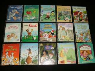 30 First LITTLE GOLDEN BOOK VINTAGE CHILDREN LOT hc 1960 1970 1980 