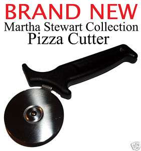 Martha Stewart Stainless Steel Pizza Cutter Slicer NEW  
