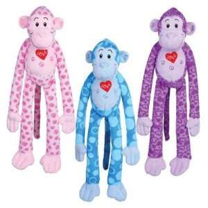 Zanies Groovy Gorilla Monkey Long Bright Blue Love & Peace 