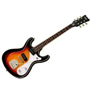  Eastwood Sidejack DLX Guitar   Left Handed Sunburst 