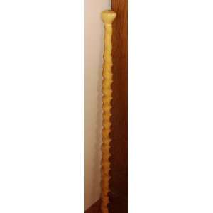   SAME DAY Amish Hand Carved Walking Cane IN POPLAR 