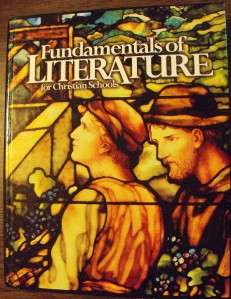   ,BOB JONES CURRICULUM, FUNDAMENTALS OF LITERATURE,BOOKS,HOMESCHOOLING
