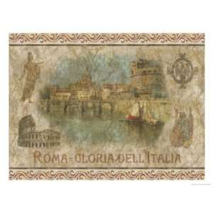  Roma, Gloria dell Italia Giclee Poster Print by Thomas 