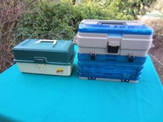 Plano TACKLE BOX Full Fresh Water LURES Heddon Rapala Rebel 30 lbs 