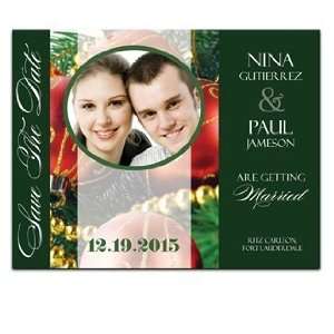    240 Save the Date Cards   Christmas Ornaments