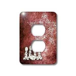   Holiday Themes   Christmas Star over Nativity   Light Switch Covers