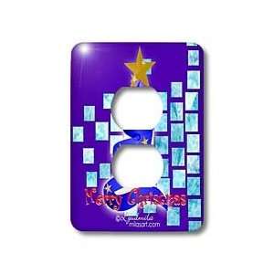   Christmas   Abstract tree   Light Switch Covers   2 plug outlet cover