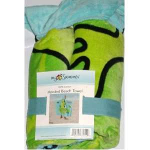  Green Frog Hooded Kids Beach Bath Towel Cotton Toad 