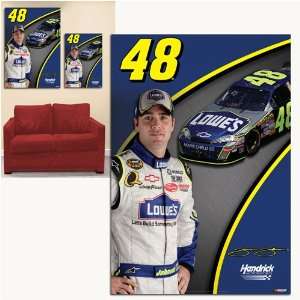  Jimmie Johnson Driver Racing Poster / Print: Sports 