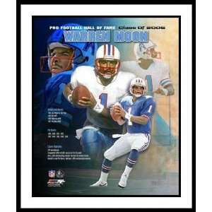  Warren Moon Houston Oilers  2006 Hall Of Fame Collage 