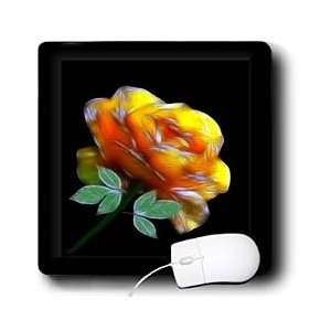   Designs   Sweetheart Rose Framed In Black   Mouse Pads Electronics