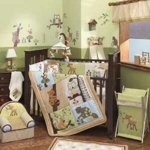  Lambs & Ivy 5 Piece Bedding Set, Enchanted Forest Baby