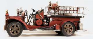 1920s FIRE ENGINE Collectible Metal Toy  