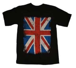    Great Britain England Union Jack Flag T Shirt Tee: Clothing