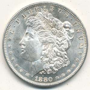1880 S MORGAN SILVER DOLLAR **FABULOUS BRILLIANT UNCIRCULATED COIN 