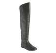 marc jacobs black leather grommet zip back tall boots
